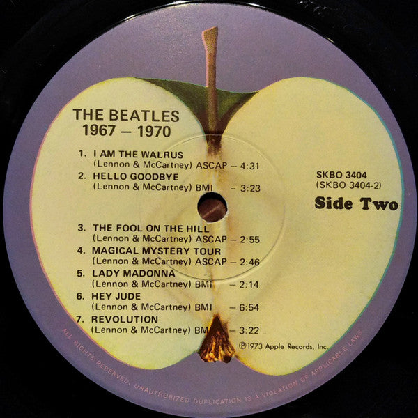 The Beatles : 1967-1970 (2xLP, Comp, Win)