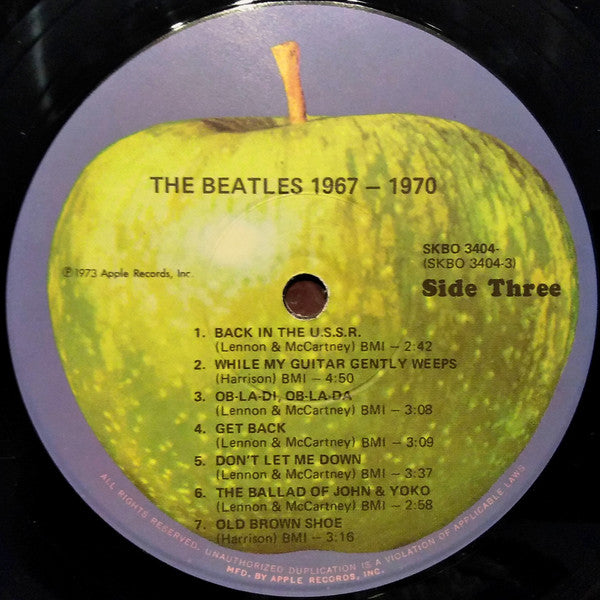 The Beatles : 1967-1970 (2xLP, Comp, Win)