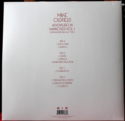 Mike Oldfield : Adventures In Hannover Vol.1 (2xLP, Unofficial)