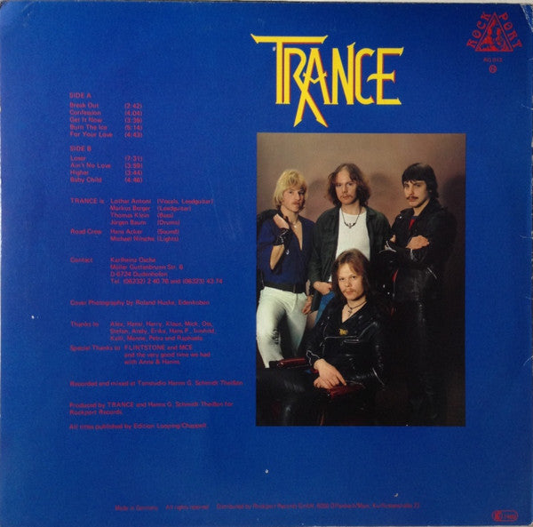 Trance (6) : Break Out (LP, Album)