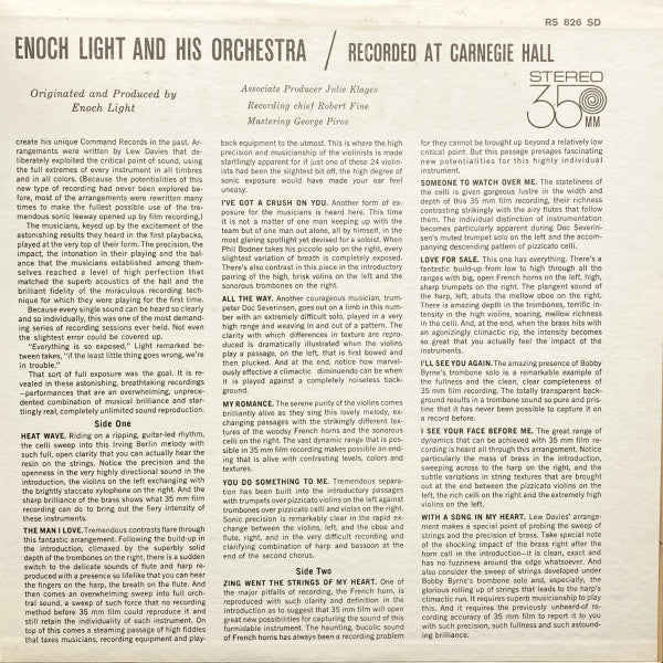 Enoch Light And His Orchestra : Stereo 35/MM (LP, Album, Gat)
