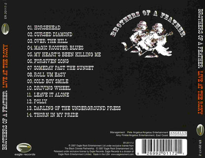 Brothers Of A Feather Featuring Chris* & Rich Robinson : Live At The Roxy (CD, Album)
