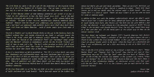 Brothers Of A Feather Featuring Chris* & Rich Robinson : Live At The Roxy (CD, Album)