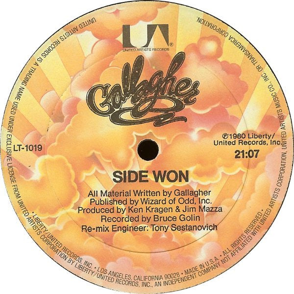 Gallagher : Gallagher (LP, Album)