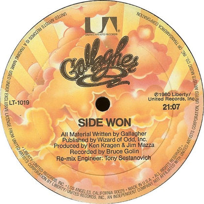 Gallagher : Gallagher (LP, Album)