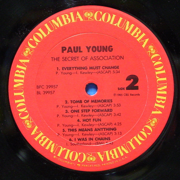 Buy Paul Young : The Secret Of Association (LP, Album, Pit) Online