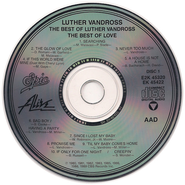 Buy Luther Vandross : The Best Of Luther VandrossThe Best Of