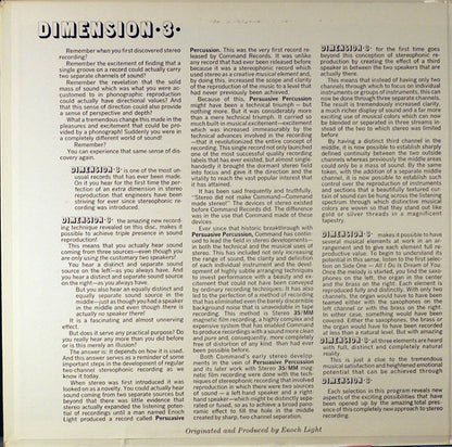 Enoch Light And The Light Brigade : Dimension •3• (LP, Album, Gat)