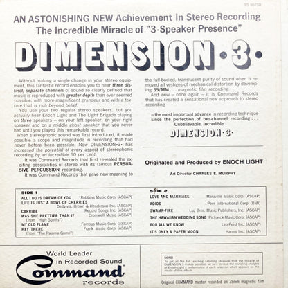 Enoch Light And The Light Brigade : Dimension •3• (LP, Album, Gat)