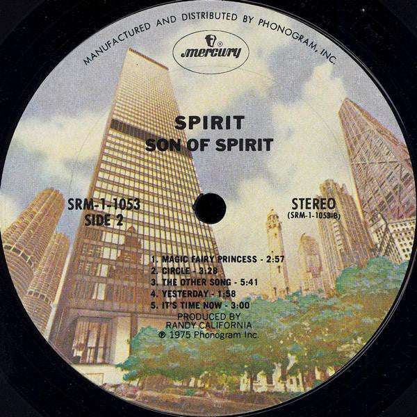 Spirit (8) : Son Of Spirit (LP, Album, Pit)