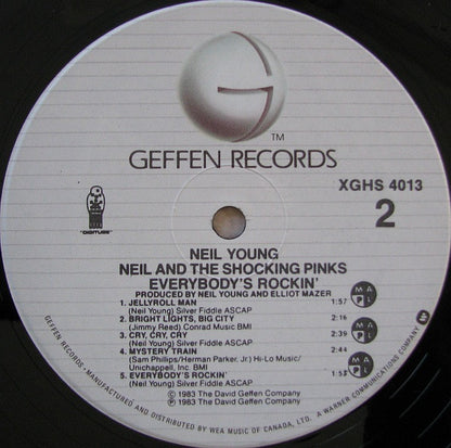 Neil Young & The Shocking Pinks : Everybody's Rockin' (LP, Album)