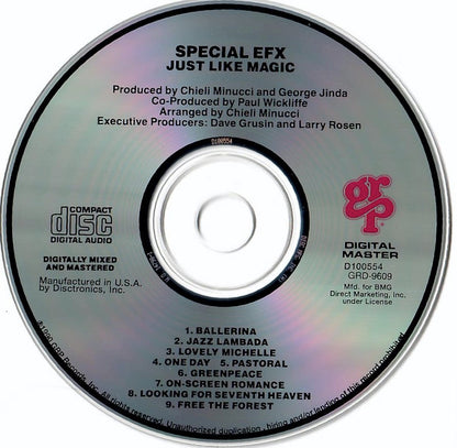 Special EFX : Just Like Magic (CD, Album, Club, BMG)