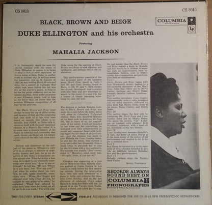 Duke Ellington And His Orchestra Featuring Mahalia Jackson : Black, Brown And Beige (LP, Album)
