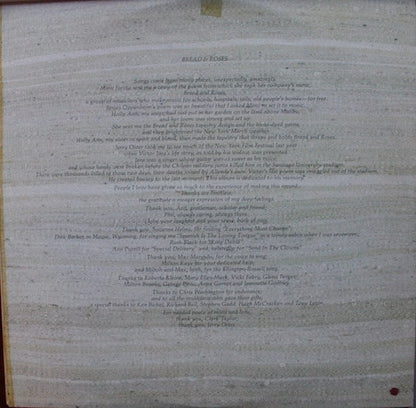 Judy Collins : Bread & Roses (LP, Album, RE, SP )