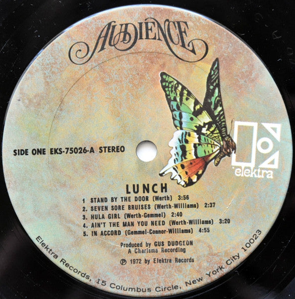 Audience (2) : Lunch (LP, Album, Pit)