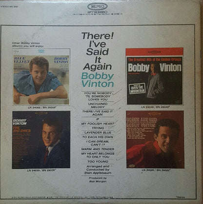 Bobby Vinton : There! I've Said It Again (LP, Album, Pit)