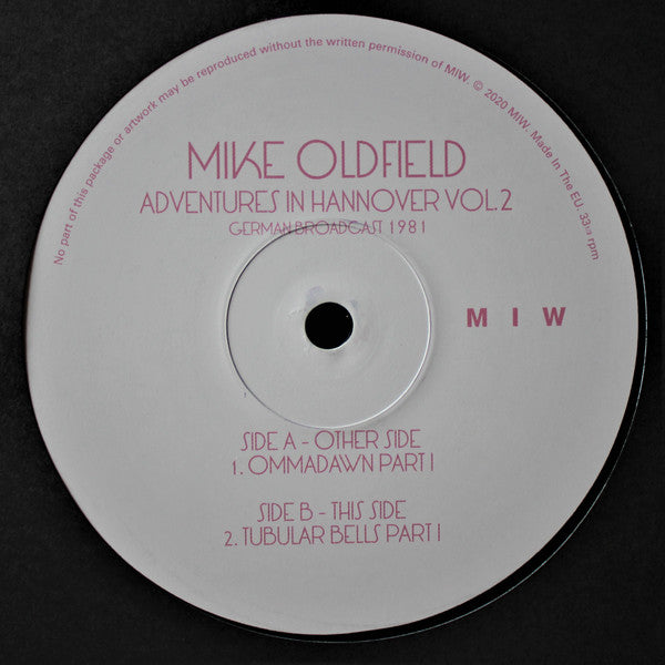Buy Mike Oldfield : Adventures In Hannover Vol.2 (2xLP, Unofficial