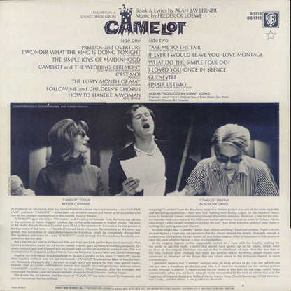 Lerner & Loewe / Vanessa Redgrave, Richard Harris : Camelot (Original Motion Picture Sound Track) (LP, Album, RE)