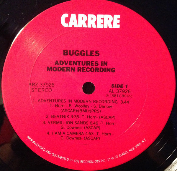 The Buggles : Adventures In Modern Recording (LP, Album, Ter)