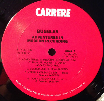 The Buggles : Adventures In Modern Recording (LP, Album, Ter)