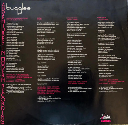 The Buggles : Adventures In Modern Recording (LP, Album, Ter)
