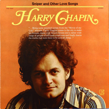 Harry Chapin : Sniper And Other Love Songs (LP, Album, Pit)