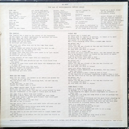 Pearls Before Swine : The Use Of Ashes (LP, Album)