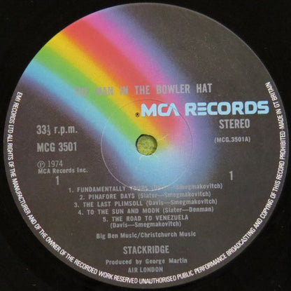 Stackridge : The Man In The Bowler Hat (LP, Album, Gat)