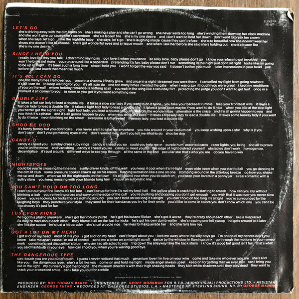 The Cars : Candy-O (LP, Album, SP )