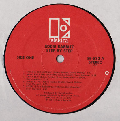 Eddie Rabbitt : Step By Step (LP, Album, Spe)