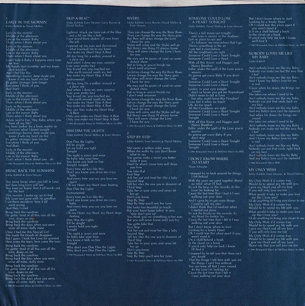 Eddie Rabbitt : Step By Step (LP, Album, Spe)