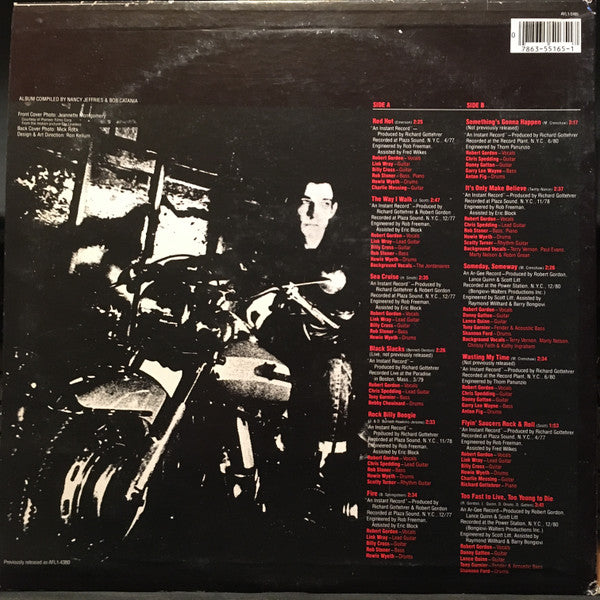 Robert Gordon (2) : Too Fast To Live, Too Young To Die (LP, Comp, Ind)