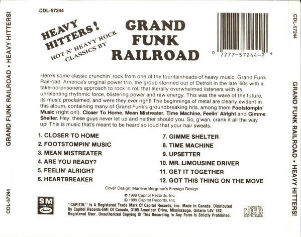 Grand Funk Railroad : Heavy Hitters! (CD, Comp)