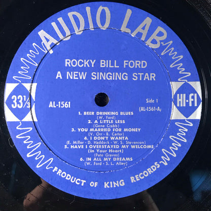 Rocky Bill Ford : A New Singing Star (LP, Album)