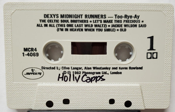 Kevin Rowland & Dexys Midnight Runners : Too-Rye-Ay (Cass, Album, Club)