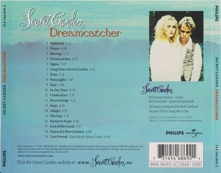 Secret Garden : Dreamcatcher (CD, Comp)
