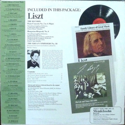 Franz Liszt : Piano Concerto No. 2 In A Major / Hungarian Rhapsody No. 6 / Hungarian Fantasy For Piano And Orchestra (LP, Album)