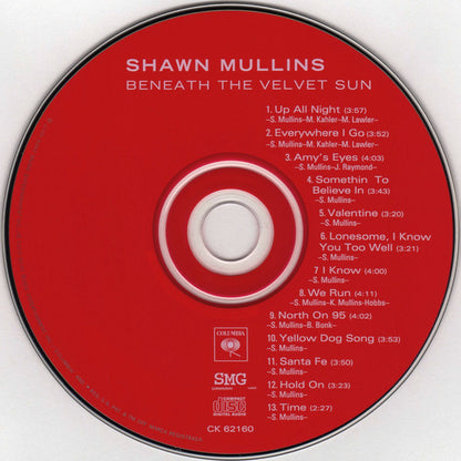 Shawn Mullins : Beneath The Velvet Sun (CD, Album)