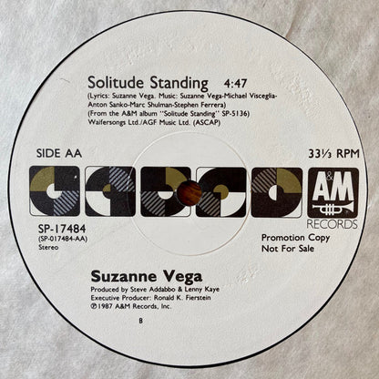 Suzanne Vega : Solitude Standing (12", Promo)
