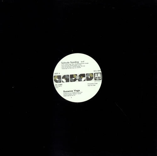 Suzanne Vega : Solitude Standing (12", Promo)