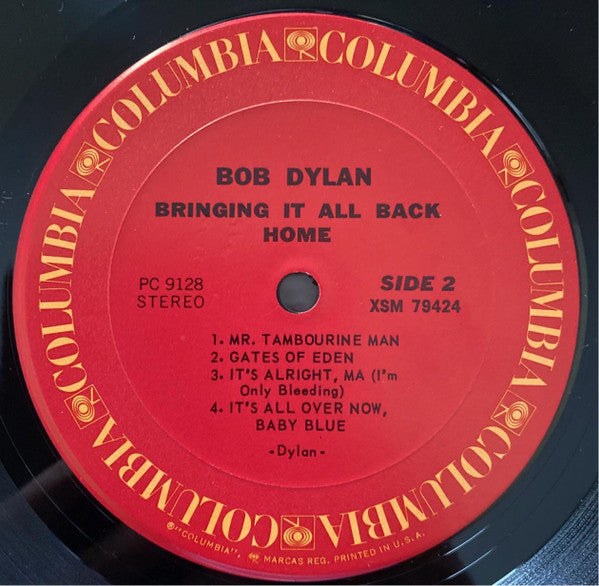 洋楽 Bob Dylan - Bringing It All Back  LP BOB DYLAN Bringing It All Back Home [Limited Edition Vinyl] | eBay