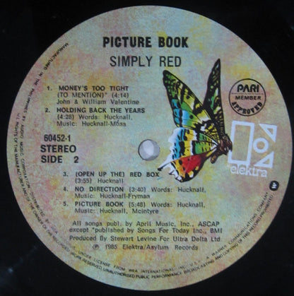 Simply Red : Picture Book (LP, Album)