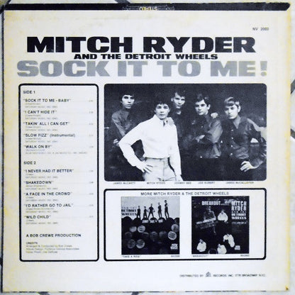 Mitch Ryder & The Detroit Wheels : Sock It To Me! (LP, Mono)