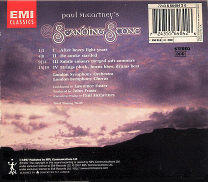 The London Symphony Orchestra : Paul McCartney's Standing Stone (CD, Album, Boo)