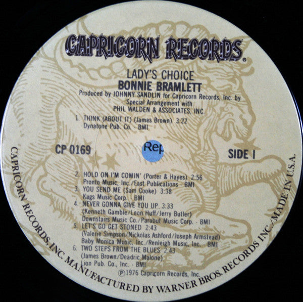 Bonnie Bramlett : Lady's Choice (LP, Album, Jac)