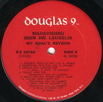John McLaughlin : My Goal's Beyond (LP, Album, Gat)