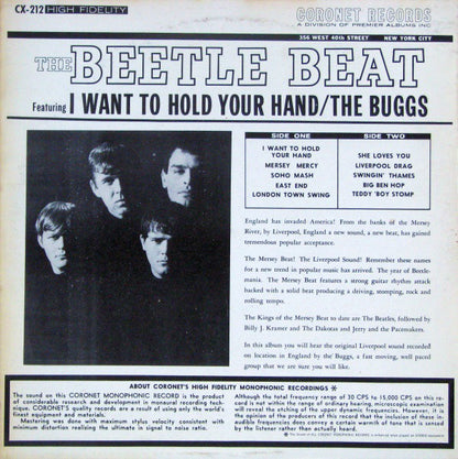 The Buggs : The Beetle Beat: The Original Liverpool Sound (LP, Album, Mono)