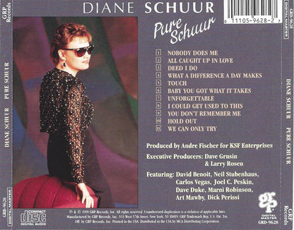 Diane Schuur : Pure Schuur (CD, Album)
