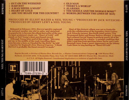 Neil Young : Harvest (CD, Album, RE)