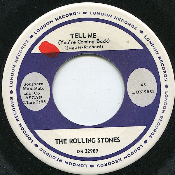 The Rolling Stones : Tell Me (7", Single, Mono)